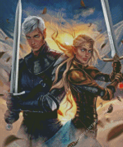 Aelin and Rowan Diamond Painting