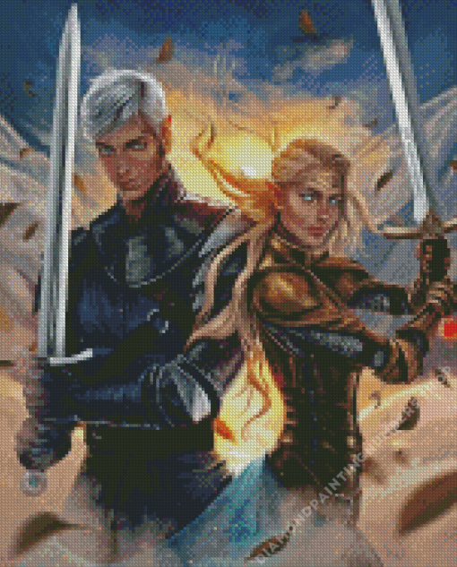 Aelin and Rowan Diamond Painting