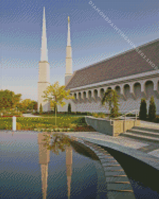 Boise Temple Diamond Painting