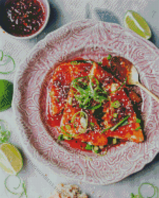 Chilli Halloumi Diamond Painting