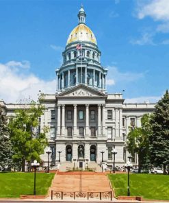 Denver Colorado State Capitol Diamond Painting