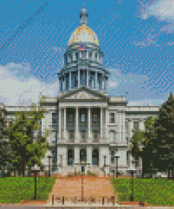 Denver Colorado State Capitol Diamond Painting