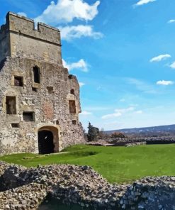 Donnington Castle Landscape Diamond Painting