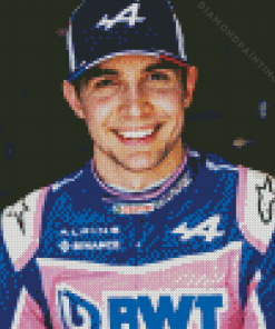 Esteban Ocon Motorsport Driver Diamond Painting