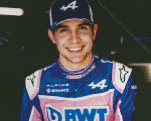 Esteban Ocon Motorsport Driver Diamond Painting