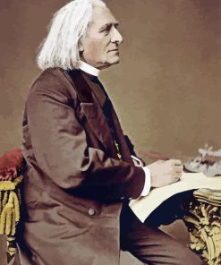 Franz Liszt Hungarian Composer Diamond Painting