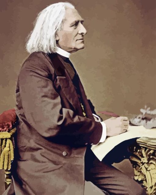 Franz Liszt Hungarian Composer Diamond Painting