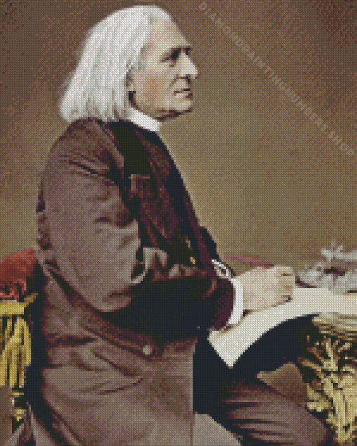 Franz Liszt Hungarian Composer Diamond Painting