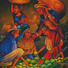 Fruit Sellers Diamond Painting