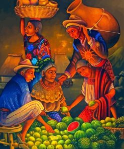 Fruit Sellers Diamond Painting