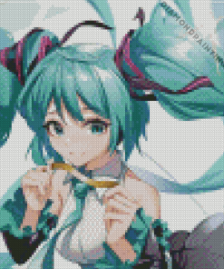 Hatsune Miku Diamond Painting