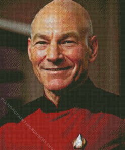 Jean Luc Picard Star Trek Diamond Painting