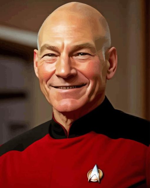 Jean Luc Picard Star Trek Diamond Painting