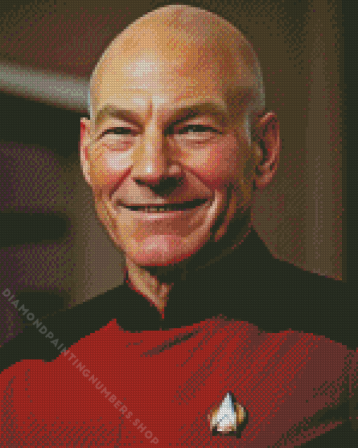 Jean Luc Picard Star Trek Diamond Painting