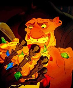 Long John Silver Treasure Planet Diamond Painting