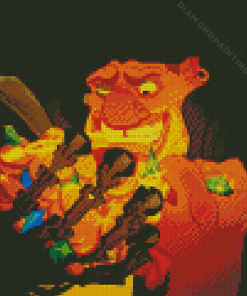 Long John Silver Treasure Planet Diamond Painting