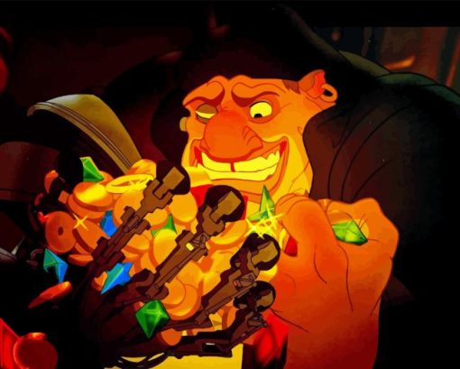 Long John Silver Treasure Planet Diamond Painting