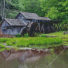 Mabry Mill Landscape Diamond Painting