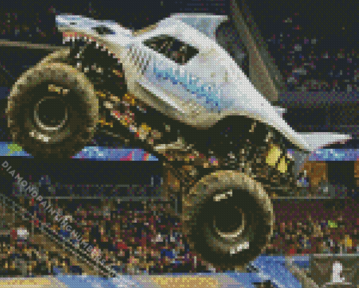 Megalodon Truck Diamond Painting