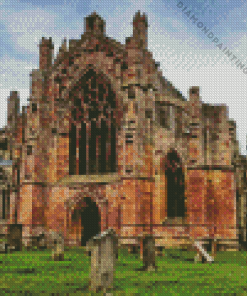 Melrose Abbey Monastery Diamond Painting