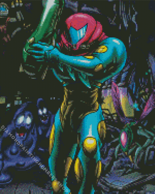 Metroid Art Diamond Painting