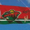 Minnesota Wild Flag Diamond Painting