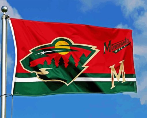 Minnesota Wild Flag Diamond Painting