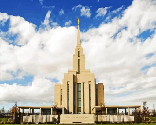 Oquirrh Temple Diamond Painting