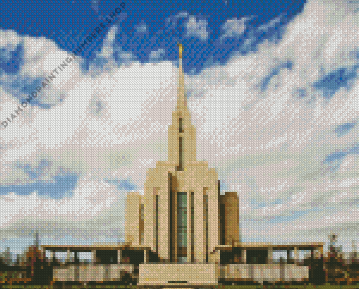 Oquirrh Temple Diamond Painting