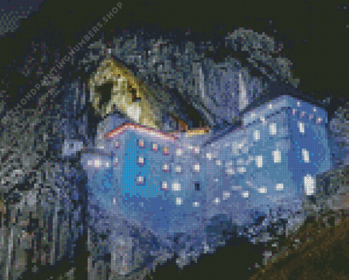 Predjama Castle Diamond Painting