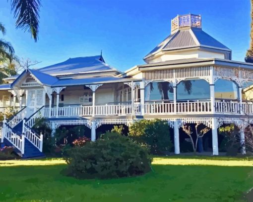 Queenslander Building Diamond Painting