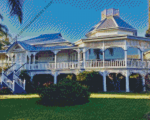 Queenslander Building Diamond Painting