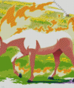 Rapidash Diamond Painting