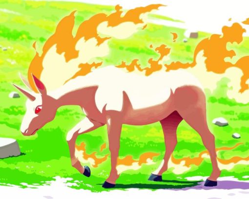 Rapidash Diamond Painting