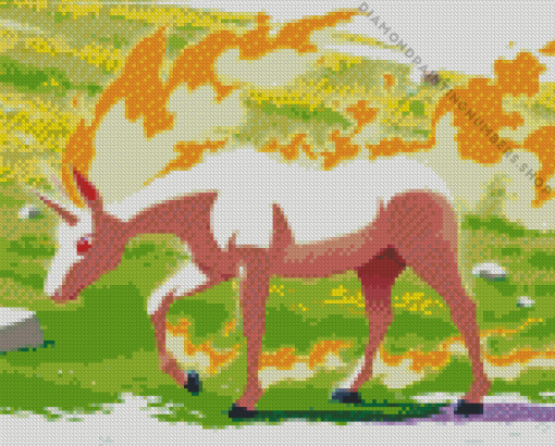 Rapidash Diamond Painting