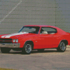 Red Chevelle Super Sport Diamond Painting