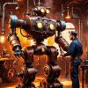 Steampunk Robot Diamond Painting