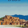 Taos Town Poster Diamond Painting