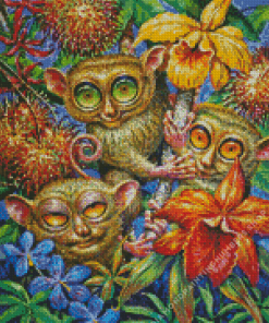 Tarsiers Diamond Painting