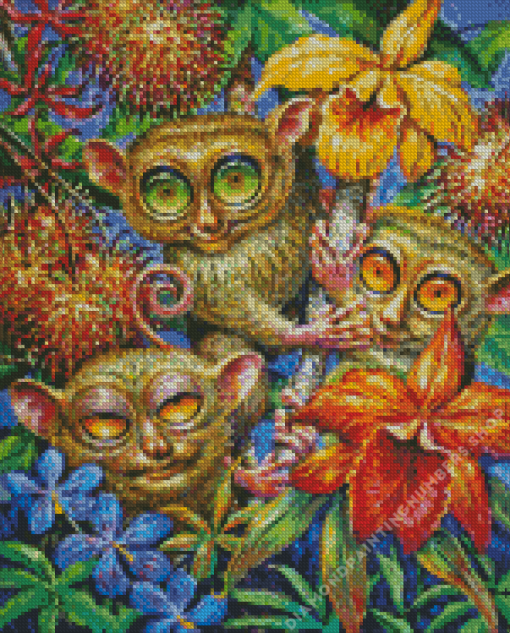 Tarsiers Diamond Painting