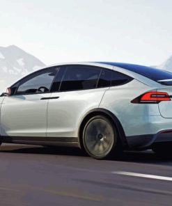 Tesla Model x Diamond Painting