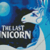 The Last Unicorn Poster Diamond Painting