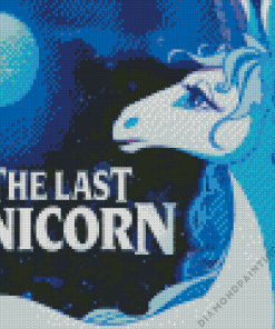 The Last Unicorn Poster Diamond Painting