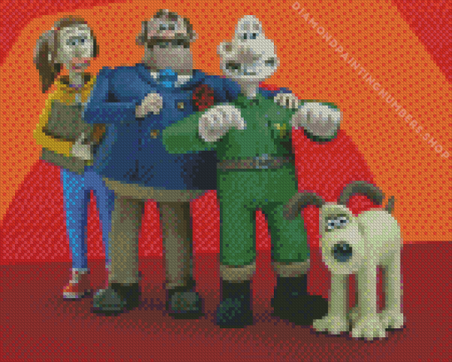 Wallace and Gromit Diamond Painting