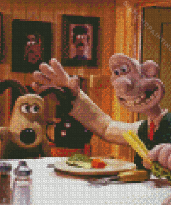 Wallace and Gromit Animation Diamond Painting