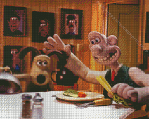 Wallace and Gromit Animation Diamond Painting