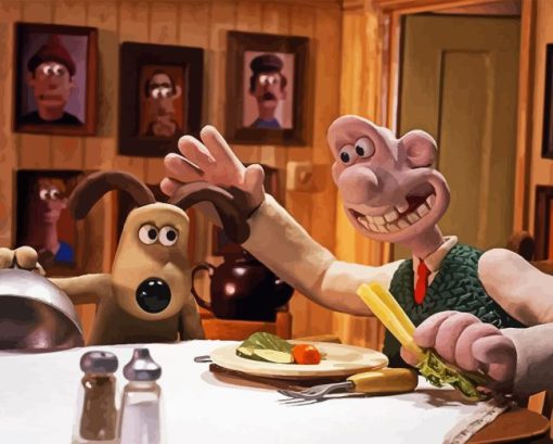 Wallace and Gromit Animation Diamond Painting