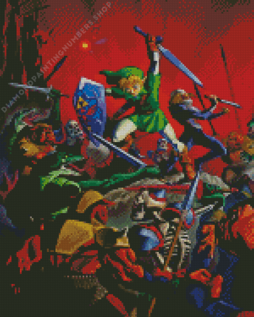 Zelda Ocarina of Time Diamond Painting