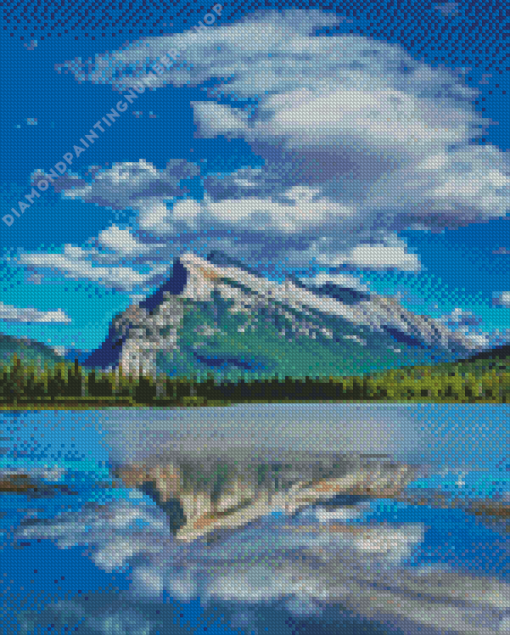 Aesthetic Mount Rundle Diamond Painting