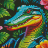 Colorful Alligator Diamond Painting